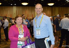 Kim Coker and Richard Owen with PMA are walking the floor.